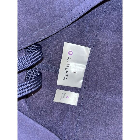 Athleta Navy Blue Pleated Athletic Skort Size 6 - Picture 5 of 9